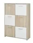 Primo Kommode Quadro &brvbar; holzfarben &brvbar; Ma&szlig;e (cm): B: 77 H: 113 T: 30.0