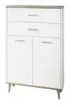 Highboard &brvbar; wei&szlig; &brvbar; Ma&szlig;e (cm): B: 60 H: 97