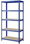 Standregal &brvbar; blau &brvbar; Ma&szlig;e (cm): B: 100 H: 200