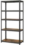 Schwerlastregal &brvbar; schwarz &brvbar; Ma&szlig;e (cm): B: 90 H: 180