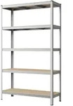 Schwerlastregal &brvbar; silber &brvbar; Ma&szlig;e (cm): B: 120 H: 200