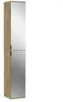 Garderobenschrank &brvbar; holzfarben &brvbar; Ma&szlig;e (cm): B: 91 H: 193 T: 34.0