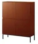 Selsey Highboard &brvbar; rot &brvbar; Ma&szlig;e (cm): B: 100 H: 122