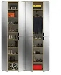 Garderobenschrank &brvbar; holzfarben &brvbar; Ma&szlig;e (cm): B: 122 H: 193 T: 34.0