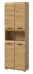Hochschrank &brvbar; holzfarben &brvbar; Ma&szlig;e (cm): B: 60 H: 185