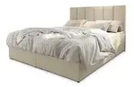 MASSENO Boxbett mit Bettkasten &brvbar; beige &brvbar; Ma&szlig;e (cm): B: 160 H: 98