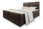 MASSENO Boxbett mit Bettkasten &brvbar; braun &brvbar; Ma&szlig;e (cm): B: 160 H: 98