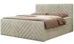 Boxbett mit Bettkasten &brvbar; beige &brvbar; Ma&szlig;e (cm): B: 161 H: 110