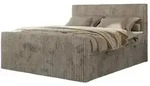 Boxbett mit Bettkasten &brvbar; braun &brvbar; Ma&szlig;e (cm): B: 164 H: 119