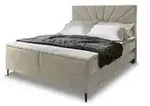 MASSENO Boxbett mit Bettkasten &brvbar; beige &brvbar; Ma&szlig;e (cm): B: 180 H: 98