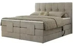 Motor Boxspringbett mit Bettkasten &brvbar; beige &brvbar; Ma&szlig;e (cm): B: 208 H: 124
