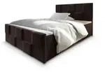 MASSENO Boxbett mit Bettkasten &brvbar; braun &brvbar; Ma&szlig;e (cm): B: 140 H: 98