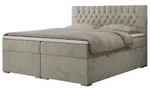 Boxbett mit Bettkasten &brvbar; beige &brvbar; Ma&szlig;e (cm): B: 200 H: 125
