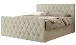 Boxbett mit Bettkasten &brvbar; beige &brvbar; Ma&szlig;e (cm): B: 121 H: 110