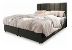 MASSENO Boxbett mit Bettkasten &brvbar; grau &brvbar; Ma&szlig;e (cm): B: 160 H: 98