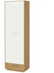 Dielenschrank &brvbar; wei&szlig; &brvbar; Ma&szlig;e (cm): B: 60 H: 193 T: 37.0