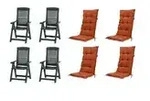 Siena Garden Gartensessel 8er-Set Tampa &brvbar; gr&uuml;n &brvbar; Ma&szlig;e (cm): B: 61 H: 109