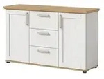 Sideboard &brvbar; holzfarben &brvbar; Ma&szlig;e (cm): B: 129 H: 80
