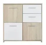 Primo Kommode Quadro &brvbar; holzfarben &brvbar; Ma&szlig;e (cm): B: 77 H: 78 T: 30.0
