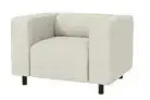 S-STYLE Sessel Oskar &brvbar; beige &brvbar; Ma&szlig;e (cm): B: 95 H: 65