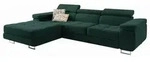 MASSENO Ecksofa mit Schlaffunktion Elma &brvbar; gr&uuml;n &brvbar; Ma&szlig;e (cm): B: 280 H: 90