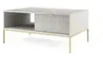 Couchtisch &brvbar; grau &brvbar; Ma&szlig;e (cm): B: 104 H: 46