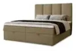 Boxbett mit Stauraum &brvbar; braun &brvbar; Ma&szlig;e (cm): B: 201 H: 110