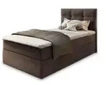 MASSENO Boxbett mit Bettkasten &brvbar; braun &brvbar; Ma&szlig;e (cm): B: 80 H: 98