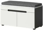 Sitzbank Canu &brvbar; grau &brvbar; Ma&szlig;e (cm): B: 80 H: 45