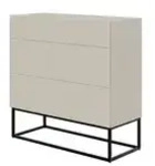 Selsey Highboard &brvbar; beige &brvbar; Ma&szlig;e (cm): B: 90 H: 90