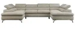Wohnlandschaft Peter &brvbar; beige &brvbar; Ma&szlig;e (cm): B: 346 H: 76