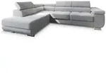 MASSENO Ecksofa mit Schlaffunktion Apiro &brvbar; grau &brvbar; Ma&szlig;e (cm): B: 277 H: 90