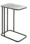 Beistelltisch &brvbar; silber &brvbar; Ma&szlig;e (cm): B: 46 H: 62