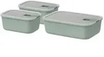 Mepal Frischhaltedosen-Set Easyclip 2.0 &brvbar; Kunststoff &brvbar; Ma&szlig;e (cm): B: 17,2 H: 14,8
