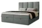 Boxbett mit Stauraum &brvbar; grau &brvbar; Ma&szlig;e (cm): B: 141 H: 110