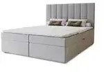 Boxbett mit Stauraum Nelia &brvbar; grau &brvbar; Ma&szlig;e (cm): B: 182 H: 124