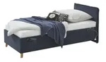 Polsterbett mit trendiger Kederumrahmung &brvbar; blau &brvbar; Ma&szlig;e (cm): B: 103 H: 90
