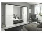 Garderobenschrank &brvbar; wei&szlig; &brvbar; Ma&szlig;e (cm): B: 244 H: 193 T: 34.0