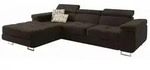 MASSENO Ecksofa mit Schlaffunktion Elma &brvbar; braun &brvbar; Ma&szlig;e (cm): B: 280 H: 90