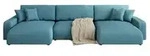 S-STYLE Wohnlandschaft Emma &brvbar; t&uuml;rkis/petrol &brvbar; Ma&szlig;e (cm): B: 332 H: 78