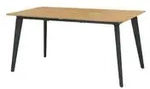 by Living Esstisch &brvbar; braun &brvbar; Ma&szlig;e (cm): B: 160 H: 75