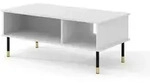 Couchtisch &brvbar; wei&szlig; &brvbar; Ma&szlig;e (cm): B: 110 H: 45