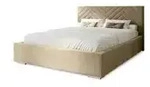 Polsterbett mit Stauraum &brvbar; braun &brvbar; Ma&szlig;e (cm): B: 215 H: 100