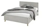 Polsterbett in Cord &brvbar; beige &brvbar; Ma&szlig;e (cm): B: 130 H: 90