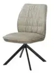 Esszimmerstuhl drehbar Gent &brvbar; beige &brvbar; Ma&szlig;e (cm): B: 51 H: 91 T: 64.0