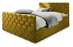 MASSENO Boxbett mit Bettkasten &brvbar; gelb &brvbar; Ma&szlig;e (cm): B: 180 H: 98