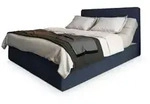 MASSENO Boxbett mit Bettkasten &brvbar; blau &brvbar; Ma&szlig;e (cm): B: 180 H: 98