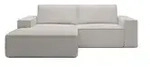 Selsey Ecksofa Farese Mini &brvbar; beige &brvbar; Ma&szlig;e (cm): B: 240 H: 85