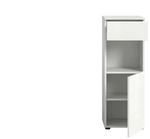Standschrank &brvbar; wei&szlig; &brvbar; Ma&szlig;e (cm): B: 38 H: 106