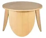 Selsey Couchtisch &brvbar; holzfarben &brvbar; Ma&szlig;e (cm): H: 40 &Oslash;: 60.0
